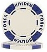 White Poker Chip